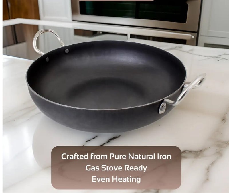 Kashvi قدر حديد أسود متين ممتاز للطهي - Image 3